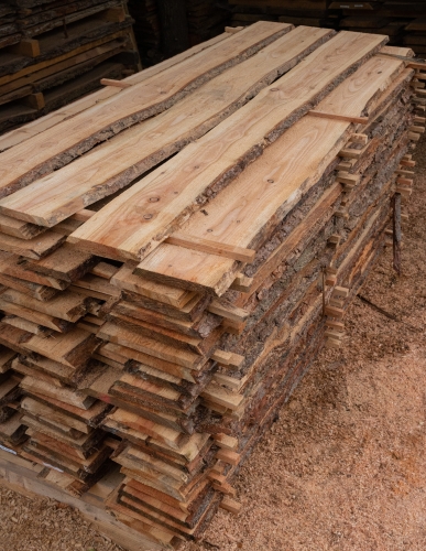 Lärche unbesäumte Bretter, Schwartenbretter, Zaun 20-30x2,3x250cm versandkostenfrei innerhalb Deutschland