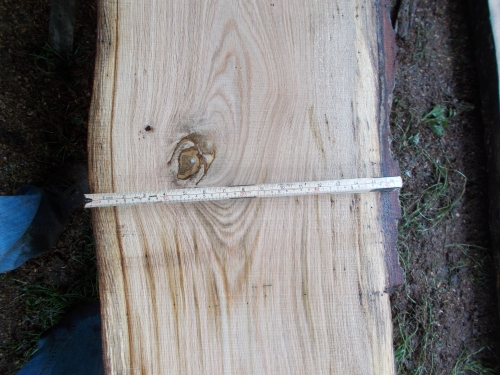 Eiche Wildeiche Sonderposten #644 Tischplatte Theke River-Table Epoxid 35-40x5x200cm