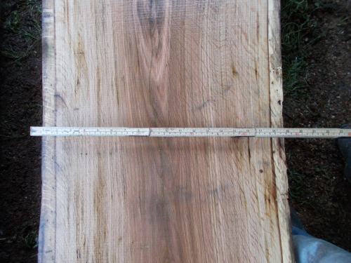Eiche Wildeiche Sonderposten #647 Tischplatte Theke River-Table Epoxid 40-45x5x200cm