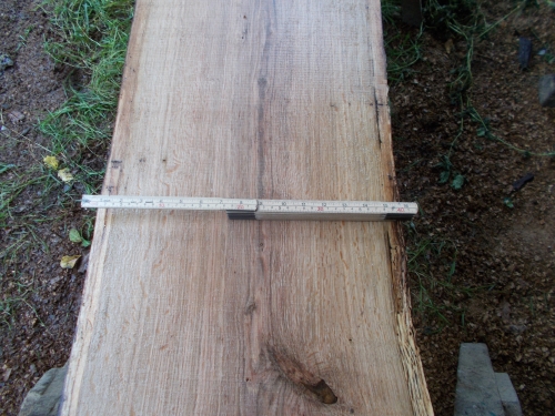 Eiche Wildeiche Sonderposten #619 Tischplatte Theke River-Table Epoxid 35-40x5x200cm