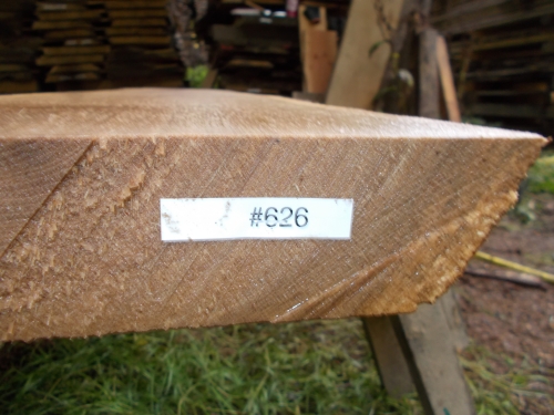 Eiche Wildeiche Sonderposten #626 Tischplatte Theke River-Table Epoxid 25-30x5x200cm