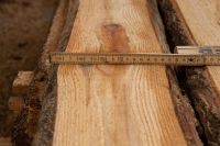 Lärche unbesäumte Bretter, Schwartenbretter, Zaun 14-25x2,3x250cm versandkostenfrei innerhalb Deutschland