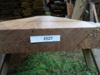 Eiche Wildeiche Sonderposten #627 Tischplatte Theke River-Table Epoxid 30-35x5x200cm