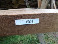 Eiche Wildeiche Sonderposten #631 Tischplatte Theke River-Table Epoxid 30-35x5x200cm