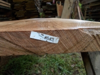 Eiche Wildeiche Sonderposten #643 Tischplatte Theke River-Table Epoxid 40-45x5x200cm
