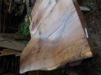 Eiche Wildeiche Sonderposten #647 Tischplatte Theke River-Table Epoxid 40-45x5x200cm