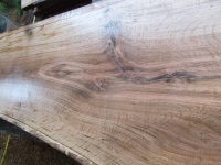 Eiche Wildeiche Sonderposten #647 Tischplatte Theke River-Table Epoxid 40-45x5x200cm