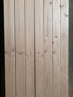 Douglasie Terrassendiele glatt gehobelt mit Rundkante aus eigener Produktion 13,5x2,8x200