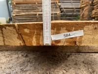 Eiche Wildeiche Sonderposten #584 Tischplatte Theke River-Table Epoxid 35-40x5x297cm