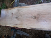 Eiche Wildeiche Sonderposten #625 Tischplatte Theke River-Table Epoxid 30-35x5x200cm