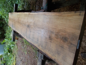 Eiche Wildeiche Sonderposten #624 Tischplatte Theke River-Table Epoxid 35-40x5x200cm