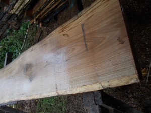 Eiche Wildeiche Sonderposten #643 Tischplatte Theke River-Table Epoxid 40-45x5x200cm